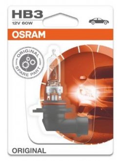 Лампа фарная HB3 12V 60W P20d 1шт.blister OSRAM 9005-01B (фото 1)
