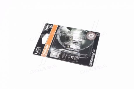 Лампа светодиодная W16W LED 12V 3W W2,1x9,5d LEDriving SL (Blistrer 2шт) (пр-во OSRAM) 921DWP-02B