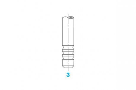 Впускний клапан Doblo / Nemo / Fiorino (F13DTE5 , 223A9.000 , 199B4.000 , 199A2.000) 1989