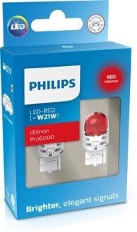 11065RU60X2 (PHILIPS) W21W LED red Ultinon Pro6000 11065RU60X2