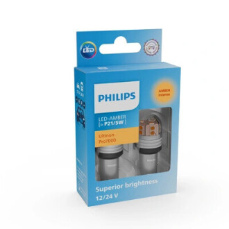 11499AU70X2 (PHILIPS) LED P21/5W amber Ultinon Pro7000 SI 12/24V 11499AU70X2