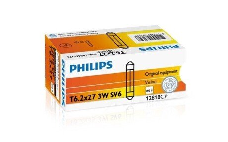 Автолампа 3W PHILIPS 12818 CP (фото 1)