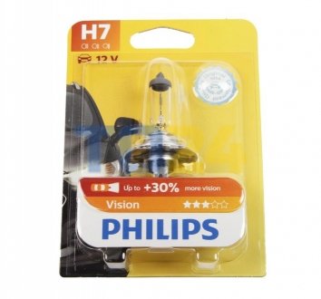 Лампа розжарювання H7premium12v 55w Px26d(вир-во) PHILIPS 12972 PR B1 (фото 1)