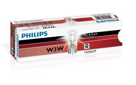 Лампа 24V W3W24V 3W W2, 1X9, 5d (пр-во Philips) 13256CP