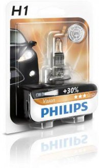 Лампочка H1 Premium 12V P14,5s Блистер PHILIPS 47516930 (фото 1)