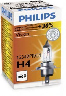 Лампочка H4 Premium 12V P43t-38 PHILIPS 49099560 (фото 1)