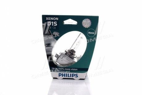 Лампа ксеноновая D1S X-treme Vision 85В, 35Вт, PK32d-2 4800К+/-600К (пр-во Philips) 85415 XV2 S1