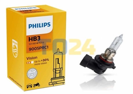 Лампа розжарювання Hb3premium12v 65w P20d(вир-во Philips) 9005 PR C1