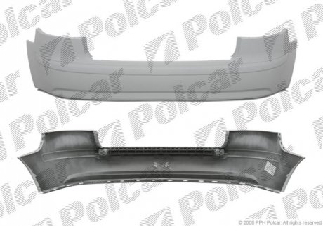 Бампер задній Audi: A3 [8P1, 8PA, 8P7] (2003-2013) Polcar 133196J (фото 1)