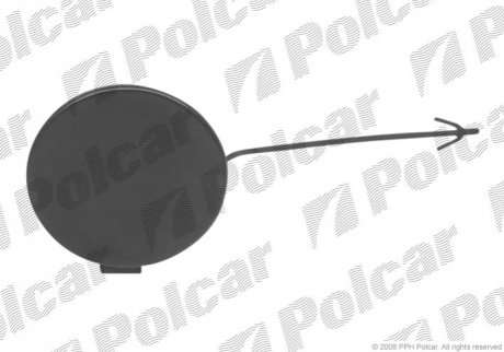 Заглушка крюка буксировки Polcar 1335079 (фото 1)