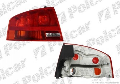 Задний фонарь Audi: A4 (2004-2008) Polcar 1335883E (фото 1)