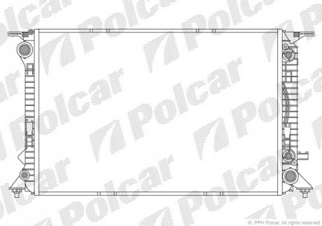 Радіатор охолодження Polcar 1337082 (фото 1)