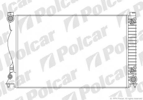 Радіатор охолодження Polcar 1338082 (фото 1)