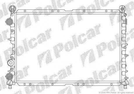 Радіатор охолодження Polcar 1402084 (фото 1)