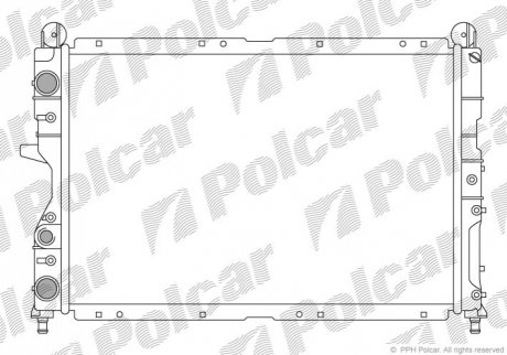 Радіатор охолодження Polcar 140208A6 (фото 1)