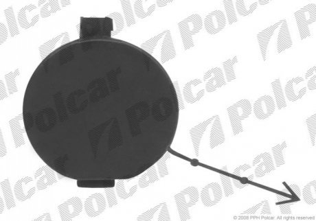 Заглушка крюка буксировки Polcar 1420079 (фото 1)