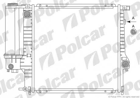Радіатор охолодження Polcar 200708A2 (фото 1)