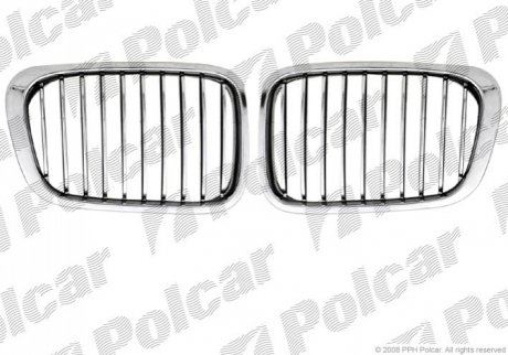Решетка BMW: 3 Series [E46] (1997-2005) Polcar 2008053 (фото 1)
