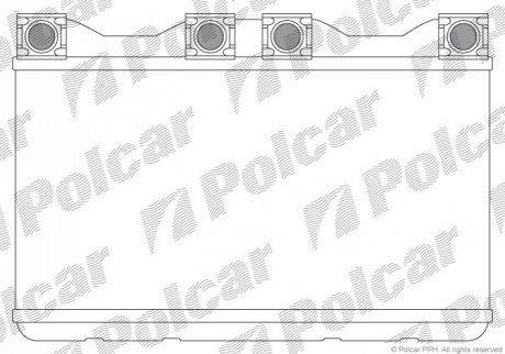 Радиатор печки Polcar 2022N8-1 (фото 1)