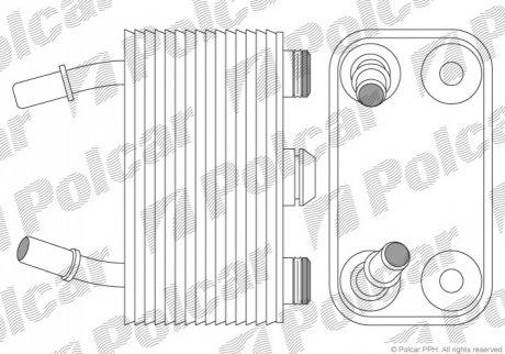 Радіатор масла Polcar 2050L81X (фото 1)