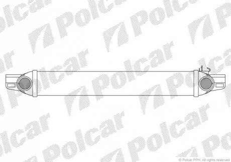 Интеркулер Polcar 2391J8-1 (фото 1)