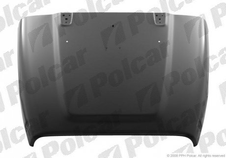 Капот Jeep: Wrangler 2 пок., (1997-2006) Polcar 242403 (фото 1)