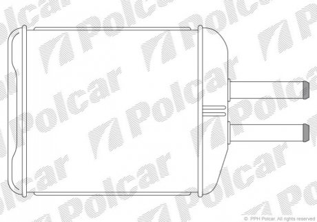 Радіатор пічки Chevrolet Epica 2.0 2510N8-1