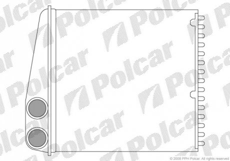 Радиатор печки Polcar 2707N8-2 (фото 1)