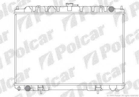 Радіатор охолодження Polcar 2746085 (фото 1)