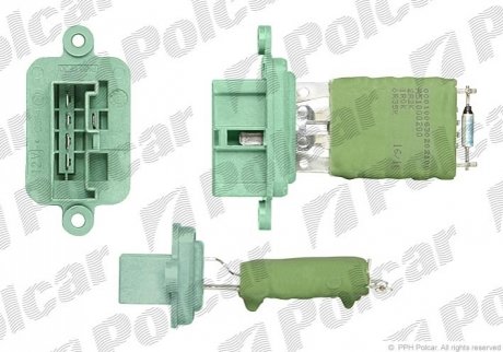 Резистор вентилятора Polcar 3002KST2 (фото 1)