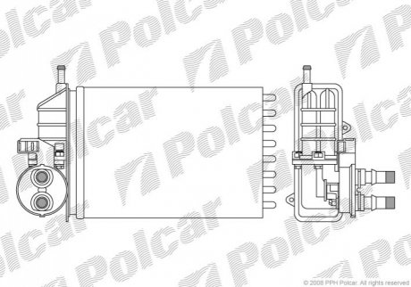 Радіатор пічки Polcar 3002N81 (фото 1)
