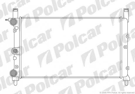 Радіатор охолодження Polcar 3016081 (фото 1)