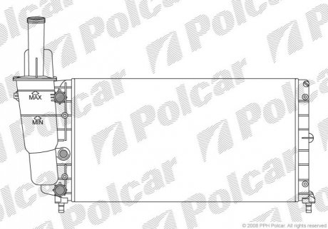 Радіатор охолодження Polcar 30170803 (фото 1)