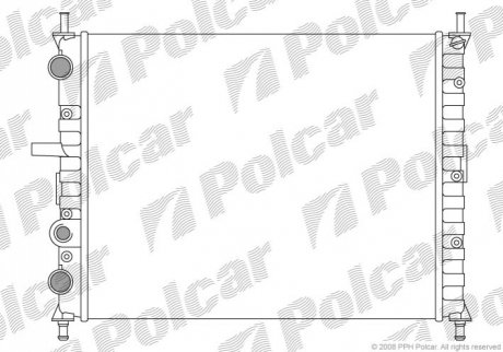 Радіатор охолодження Polcar 3018083 (фото 1)