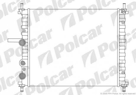 Радіатор охолодження Polcar 3018089 (фото 1)
