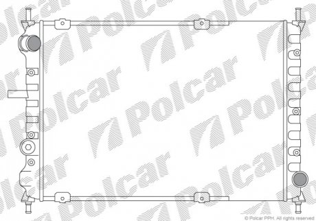Радіатор охолодження Polcar 301808A2 (фото 1)