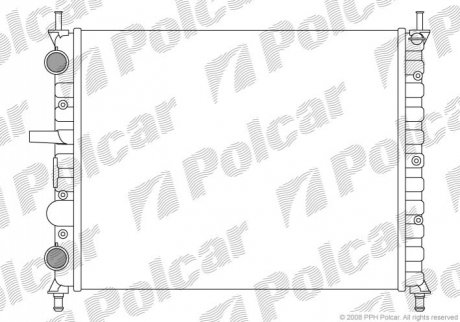 Радіатор охолодження Polcar 3019085 (фото 1)