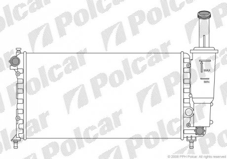 Радіатор охолодження Polcar 3022086 (фото 1)