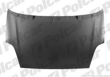 Капот Fiat: Grande Punto (2005-2011), Punto Evo (2009-2012) Polcar 302403 (фото 1)