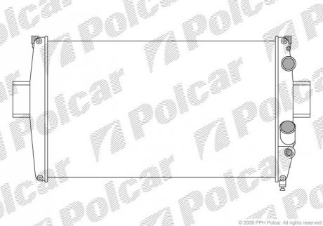 Радіатор охолодження Polcar 305008A5 (фото 1)