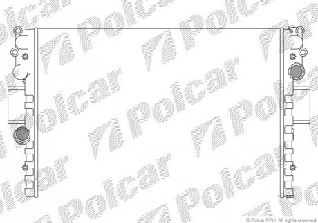 Радіатор охолодження Polcar 305208A4 (фото 1)