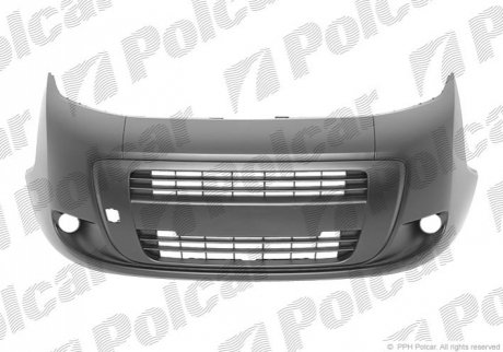 Бампер передний Fiat: Fiorino (2007-2015), Qubo (2008-2015) Polcar 30850714 (фото 1)