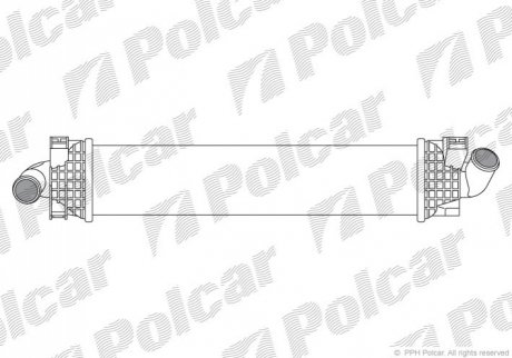 Радіатор інтеркулера Polcar 3205J8-1 (фото 1)