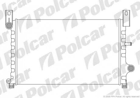 Радіатор охолодження Polcar 3209082 (фото 1)