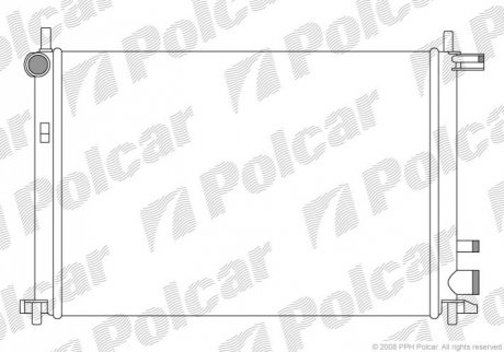 Радіатор охолодження Polcar 321008A1 (фото 1)