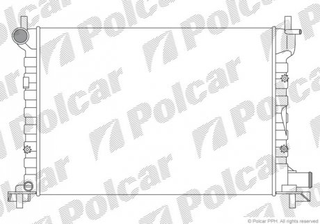 Радіатор охолодження Polcar 321008A2 (фото 1)