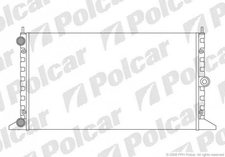 Радіатор охолодження Polcar 3240084 (фото 1)