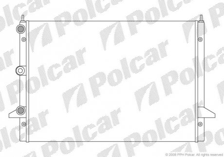 Радіатор двигуна Polcar 324008A2 (фото 1)