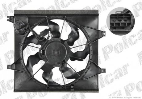 Вентилятор радіатора Polcar 416523W2 (фото 1)