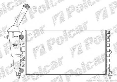 Радіатор охолодження Polcar 4202081 (фото 1)